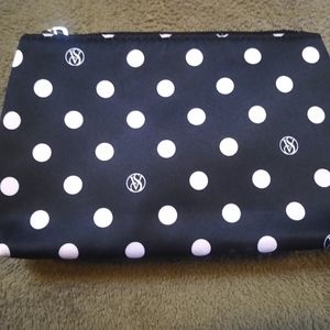 Victoria Secret Pink & Black Cosmetic Bag New
